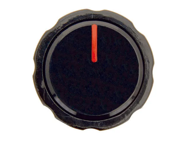 Manette de cuisinière standard noire avec axe de 8 mm | 200.71